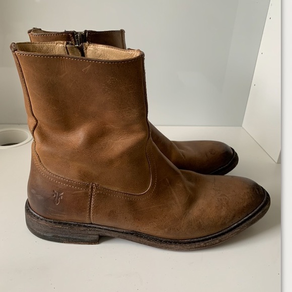 frye mens zipper boots